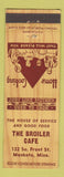 Matchbook Cover - The Broiler Cafe Mankato MN