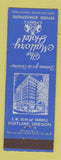 Matchbook Cover - Mallory Hotel Portland OR