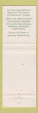 Matchbook Cover - La Salle Hotel Chicago IL