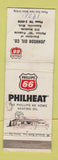 Matchbook Cover - Phillips 66 oil gas heating Essexville MI WORN