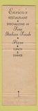 Matchbook Cover - Enrico's Italian Restaurant Fairfax CA