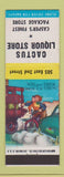 Matchbook Cover - Cactus Liquor Store Casper WY