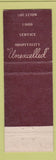 Matchbook Cover - LaSalle Hotel Chicago IL 90's Tap