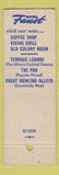 Matchbook Cover - Hotel Faust Rockford IL