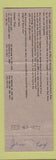 Matchbook Cover - POW MIA Military
