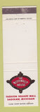 Matchbook Cover - Butternut House Saginaw MI