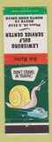 Matchbook Cover - Lewisburg Gulf oil gas PA