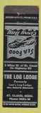 Matchbook Cover - The Log Lodge St Cloud MN