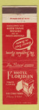 Matchbook Cover - Hotel Floridan Tampa FL
