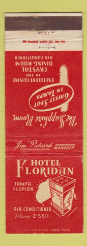 Matchbook Cover - Hotel Floridan Tampa FL