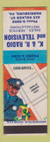 Matchbook Cover - K&R Radio TV Harrisburg PA