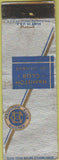 Matchbook Cover - Hamilton Club of Chicago IL WORN POOR LL 25