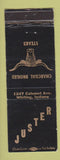 Matchbook Cover - Juster Steaks Whiting IN