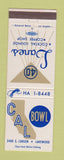 Matchbook Cover - Cal Bowling Lakewood CA