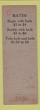 Matchbook Cover - Hotel Mallory Portland OR GREEN