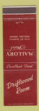 Matchbook Cover - Mallory Hotel Portland OR MAROON