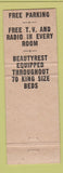 Matchbook Cover - Mallory Hotel Portland OR MAROON