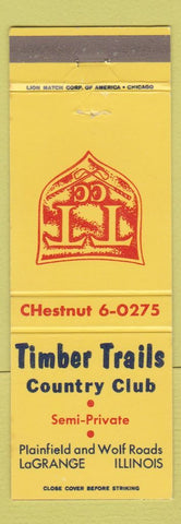 Matchbook Cover - Timber Trails Country Club LaGrange IL