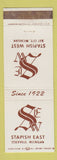 Matchbook Cover - Stapish East Essexville MI Bay City