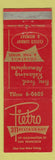 Matchbook Cover - Pietro 311 Restaurant San Francisco CA