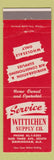 Matchbook Cover - Wittichen Supply Birmingham AL
