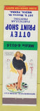 Matchbook Cover - Ottey Print Shop Media PA pinup