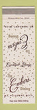 Matchbook Cover - Embers Restaurant Mount Pleasant MI