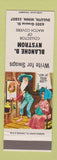 Matchbook Cover - Blanche Nystrom Match Collector Duluth MN hillbilly