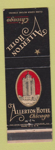 Matchbook Cover - Allerton Hotel Chicago IL