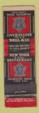 Matchbook Cover - New York SS Restaurant Falmouth MA WORN