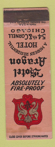 Matchbook Cover - Hotel Aragon Chicago IL WEAR