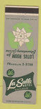 Matchbook Cover - LaSalle Hotel Chicago IL Lotus Room