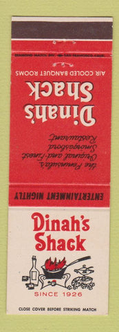 Matchbook Cover - Dinah's Shack Palo Alto CA