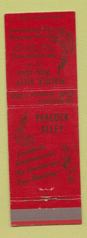 Matchbook Cover - Peacock Alley Nite Club St Louis MO girlie