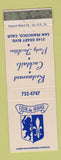 Matchbook Cover - Fleur de France Restaurant San Francisco CA WEAR