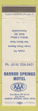 Matchbook Cover - Harbor Springs Motel Harbor Springs MI