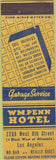 Matchbook Cover - WM Penn Hotel Los Angeles CA King Midas