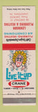 Matchbook Cover - Crane Plumbing Heating Levinson Lewistown PA