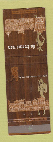 Matchbook Cover - The Montclair St Louis MO Frontier Room