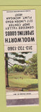 Matchbook Cover - Woolworth Sporting Goods Flint MI