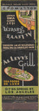 Matchbook Cover - Al Levy's Tavern Hollywood CA feature  WORN