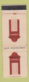 Matchbook Cover - Station J San Francisco CA WEAR