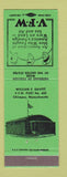 Matchbook Cover - William Davitt VFW Post Chicopee MA