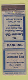 Matchbook Cover - Lonesome Club Portland OR