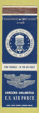 Matchbook Cover - US Air Force Recruiting Bay City MI
