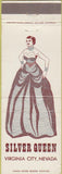 Matchbook Cover - Silver Queen Virginia City NV girlie