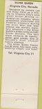 Matchbook Cover - Silver Queen Virginia City NV girlie