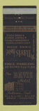 Matchbook Cover - Davis Hotel Sullivan IN