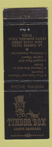 Matchbook Cover - Tinder Box Tobacco Santa Barbara CA WEAR