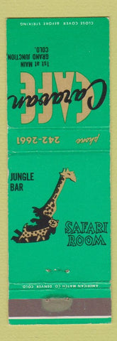Matchbook Cover - Caravan Cafe Grand Junction Colorado WEAR